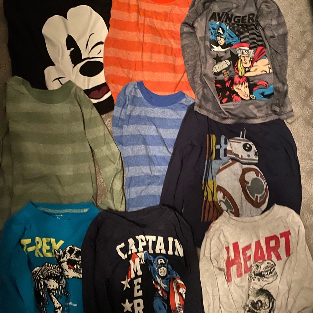 Boys size 4 shirts